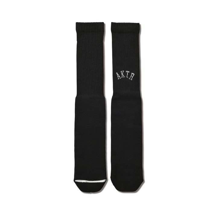 【AKTR】 アクター MONSTER SOCKS ソックス 222-030021 BLACK