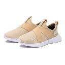 キッズ 【PUMA】 プーマ 17-21FLYER FLEX SLIP ON PS NU フライヤー フレックス スリップオン PS NU 388371 ABC-MART限定 *05SAND/WHT