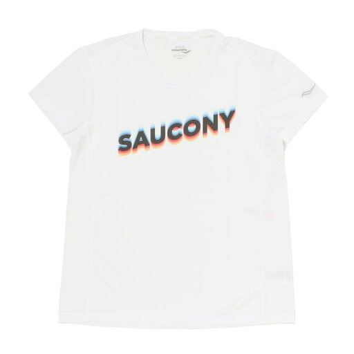 レディース 【Saucony】 サッカニー W STOPWATCH GRAPHIC S/S ショートスリーブ SAW800372-WHA2 レディース 【Saucony】 サッカニー W STOPWATCH GRAPHIC S/S ショートスリーブ SAW800372-WHA2