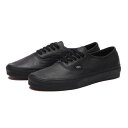 【VANS】 ヴァンズ AUTHENTIC オーセンティック VN000JRAL3B (LEA)BLK/BLK