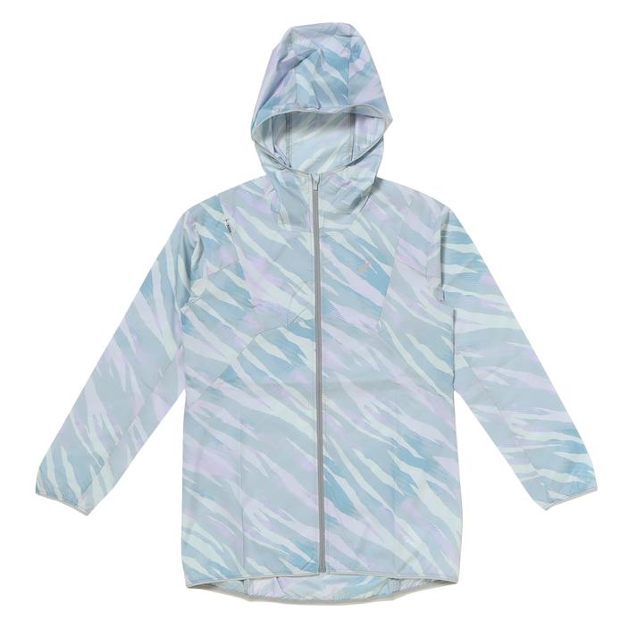 レディース 【ASICS】 アシックス WOMEN GRAPHIC WOVEN JACKET アウター 2012C641.021