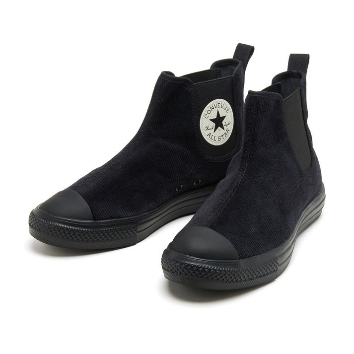 レディース 【CONVERSE】 コンバース AS LIGHT CORDUROY SIDEGORE HI オールスター ライト コーデュロイ サイドゴア HI 31308560 ABC-MART限定 *BLACKMONOのサムネイル