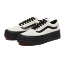 【VANS】 ヴァンズ OLD SKOOL 3SOLE オールドスクール 3ソール V36CF 3SOLE WHITE/BLACK