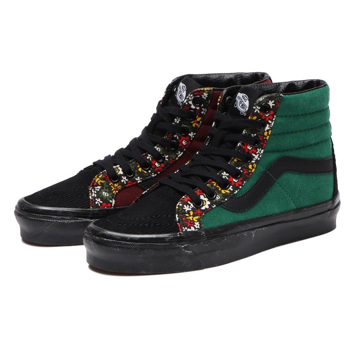 【VANS】 ヴァンズ SK8-HI 38 DX スケートハイ38DX VN0A5KXVRGR VELVET RED/GRN