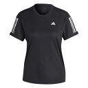 レディース 【ADIDAS ウェア】 アディダス W OWN THE RUN TEE ショートスリーブ IC5188 BLACK