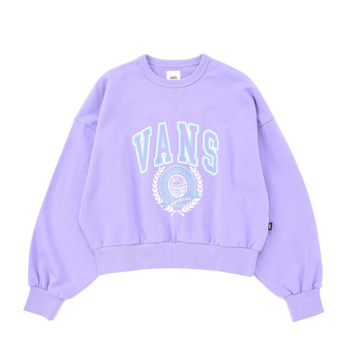 yVANSz @Y W VANS COLLEGE LOGO C SWT XEFbgN[ 123R3040200 ABC-MART PURPLE