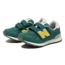 キッズ 【NEW BALANCE】 ニューバランス 17-21PO313JA(W) PO313 PO313JA GREEN(JA)