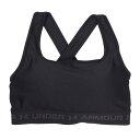 【UNDER ARMOUR】 アンダーアーマー W UA Crossback Mid Bra ブラトップ 1361034 001BLK/BLK/JGY