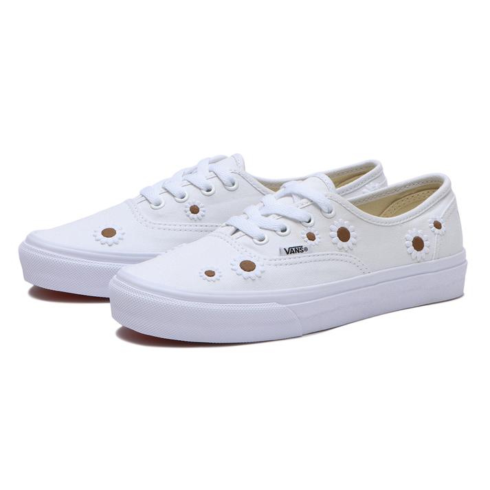 【VANS】 ヴァンズ AUTHENTIC オーセンティック V44CF EMB.F WHITE/FLOWER