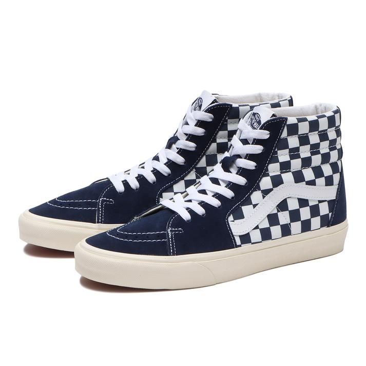 【VANS】 ヴァンズ SK8-HI スケートハイ VN0A32QG4M0 CHK DRESS BLUES