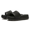 【PUMA】 プーマ KARMEN SLIDE カルメン スライド 389073 01BLK 【ご注意】こちらの商品は弊社実店舗からも集約(入荷)するため、「靴箱の破損、色あせ、プライス貼付、剥がし跡」「靴箱内の包装用紙破れ、商品タグなどが無い状態」「履きジワやボンドの付着、若干のシミ、汚れ」が生じる場合がございます。また、正規の靴箱が著しく破損している状態時には代替の靴箱を使用する場合もございます。尚、弊社実店舗から集約しました商品は検品を行って販売可能な商品をご案内致しております。その為、商品の状態の指定はできませんので予めご了承下さい。※こちらの商品につきましては下記ご利用ガイドをご確認下さい。■ご利用ガイド 厚底スニーカーのKarmenを、サンダルライフのためにアレンジしました。この厚底サンダルを履いて、ワンランク上の履き心地をお楽しみください。 サイズ目安はこちら 【サイズ目安】(個人差がございますので、あくまでも目安とお考え下さい。)このシューズの作りは標準です。素材=合成繊維 【ご購入前に必ずこちらをご確認ください。 】 [ABCMART][ABCmart][abcmart][ABCマート][abcマート][エービーシーマート][エービーシー][エービーシー マート]