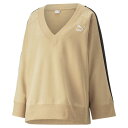 fB[X yPUMAz v[} W T7 TREND 7ETTER V-NECK SWEAT OX[u 539504 89DUSTY TAN