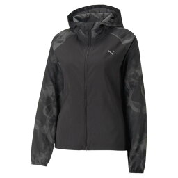 レディース 【PUMA ウェア】 プーマ ウェア W RUN AOP FAV WOVEN JACKET アウター 523681 01BLK/AOP