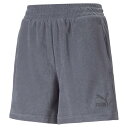 fB[X yPUMA EFAz v[} EFA W CL TOWELING SHORTS 5 V[gpc 622484 69GRAY TILE