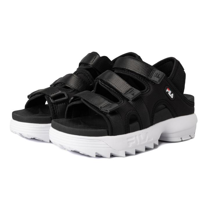 【FILA】 フィラ DISRUPTOR SD Puffy ディスラプターサンダルパフィー USS23082013 ABC-MART限定 *BLACK