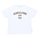 yFILAz tB U FILA collegeTEE FM6496 ABC-MART WHT