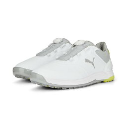 【PUMA GOLF】 プーマ PROADAPT ALPHACAT 2.0 DISC プロアダプト アルファキャット 2.0 ディスク 377526 01WHITE/F.GRAY