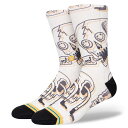 【STANCE SOCKS】 スタンス ソックス TALKIN HEADS ソックス A555B23TAL#VWH VINTAGE WHITE