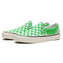 yVANSz @Y UA CLASSIC SLIP-ON 98 DX NVbNXb|98DX VN0A7Q581OZ CHK C.GREEN