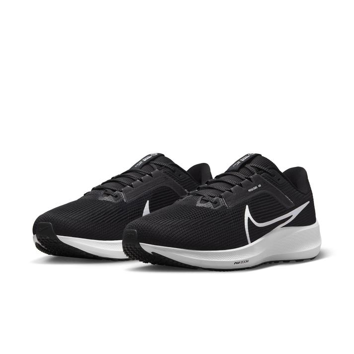 【NIKE】 ナイキ AIR ZOOM PEGASUS 40 WIDE エア ズーム ペガサス 40 ワイド MDV7480 001BLACK/WHITE