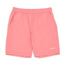 【VANS】 ヴァンズ M(VS)90s 66 Logo SRT ショートパンツ 123K1150101 ABC-MART限定 CORAL PINK