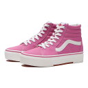 yVANSz @Y SK8-HI CHKY XP[gnCCHKY V38CF CVS CHKY PINK/WHITE