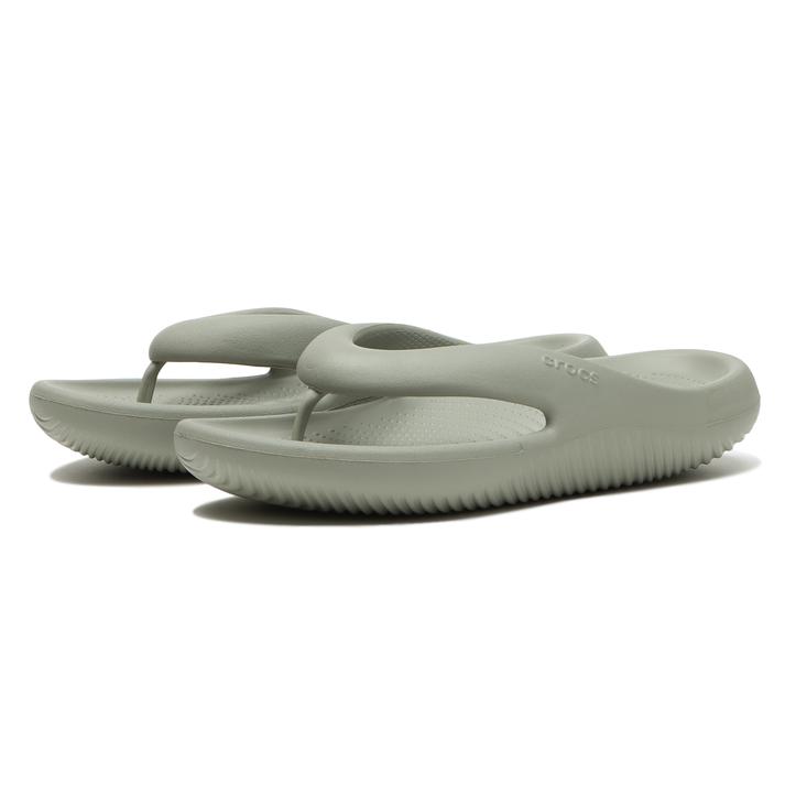 【crocs】 クロックス MELLOW RECOVERY FLIP メロウフリップ 208437-1LM ELEPHANT