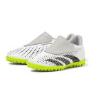 キッズ 【ADIDAS】 アディダス 17-20predator ac.4 vel tf j キッズ プレデターAC.4 VEL TF IE9435 FTWR/CORE/LUCI 【ご注意】こちらの商品は弊社実店舗からも集約(入荷)するため、「靴箱の破損、色あせ、プライス貼付、剥がし跡」「靴箱内の包装用紙破れ、商品タグなどが無い状態」「履きジワやボンドの付着、若干のシミ、汚れ」が生じる場合がございます。また、正規の靴箱が著しく破損している状態時には代替の靴箱を使用する場合もございます。尚、弊社実店舗から集約しました商品は検品を行って販売可能な商品をご案内致しております。その為、商品の状態の指定はできませんので予めご了承下さい。※こちらの商品につきましては下記ご利用ガイドをご確認下さい。■ご利用ガイド さり気ないテクスチャー感を施し、ソフトなシンセティックアッパーで快適なフィット感を提供したアディダスのジュニアサッカーブーツ。調節可能なクロージャーとラグラバーアウトソールの組み合わせがアーティフィシャルターフで安定感とコントロール性をもたらす。 サイズ目安はこちら 【サイズ目安】(個人差がございますので、あくまでも目安とお考え下さい。)このシューズの作りは標準です。素材=人工皮革（=合成皮革）・合成繊維 【ご購入前に必ずこちらをご確認ください。 】 [ABCMART][ABCmart][abcmart][ABCマート][abcマート][エービーシーマート][エービーシー][エービーシー マート][バーゲン]