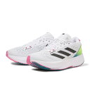 レディース 【ADIDAS】 アディダス adizero sl w アディゼロ SL W HQ7232 FTWR/CORE/ARCT 【ご注意】こちらの商品は弊社実店舗からも集約(入荷)するため、「靴箱の破損、色あせ、プライス貼付、剥がし跡」「靴箱内の包装用紙破れ、商品タグなどが無い状態」「履きジワやボンドの付着、若干のシミ、汚れ」が生じる場合がございます。また、正規の靴箱が著しく破損している状態時には代替の靴箱を使用する場合もございます。尚、弊社実店舗から集約しました商品は検品を行って販売可能な商品をご案内致しております。その為、商品の状態の指定はできませんので予めご了承下さい。※こちらの商品につきましては下記ご利用ガイドをご確認下さい。■ご利用ガイド アディダスが誇る世界記録を生むアディゼロシリーズの、カギとなる技術や要素が詰まった、スピードアップを目指すランナーのトレーニングシューズ、アディゼロ SL。　ミッドソールは、フルレングスの軽量Lightstrike EVAシャーシを搭載。これが、安定性と弾性、クッション性を絶妙なバランスで提供する。　世界的に有名なアディダスのLightstrike Proフォームと、要所に非常にソフトなエンジニアドメッシュを配したスピードトレーニング用アッパーを組み合わせている。足入れと履き心地の良さを高めているのは、ひと目でわかるパッド入りのヒールとシュータンの独特な構造。かかとにアディゼロのロゴを入れ、アッパーのデザインをまとめている。そして、足裏にはどんな路面、どんなコンディションでも地面をしっかり蹴ることができる、フルラバーアウトソールを採用。この製品は、アッパーに50%以上のリサイクル素材を使用するなど、プラスチック廃棄物ゼロを目指すアディダスの取り組みの一つをカタチにしたもの。 サイズ目安はこちら 【サイズ目安】(個人差がございますので、あくまでも目安とお考え下さい。)このシューズの作りは標準です。素材=合成繊維 【ご購入前に必ずこちらをご確認ください。 】 [ABCMART][ABCmart][abcmart][ABCマート][abcマート][エービーシーマート][エービーシー][エービーシー マート][バーゲン]