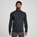 ySAUCONYApz TbJj[ TRIUMPH 3D 1/2 ZIP gCAtX[fB[n[tWbv SAM800357-BKH BLACK HEATHER