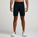 【SAUCONYアパレル】 サッカニー FORTIFY LINED HALF TIGHT フォーティファイラインドハーフタイツ SAM800359-BK