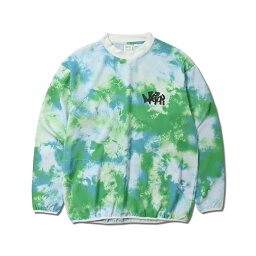 【AKTR】 アクター MIXTURE TIEDYE SHOOTING SHIRTS ロングスリーブ 123-007010 WHITE