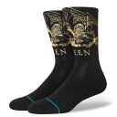 ySTANCE SOCKSz X^X \bNX GOLDEN \bNX A545C23GOL#BLK BLACK