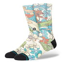 ySTANCE SOCKSz X^X \bNX SURFS UP SHAGGY \bNX A555C23SUR#BLU BLUE