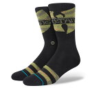 ySTANCE SOCKSz X^X \bNX CLAN IN DA FRONT \bNX A556C22CLA#BLK BLACK