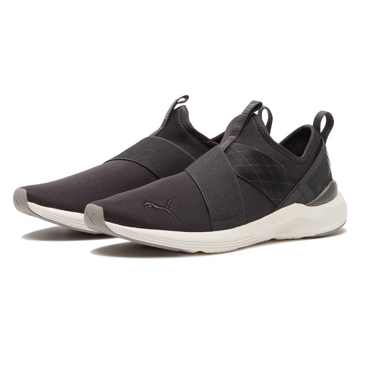 レディース 【PUMA】 プーマ PROWL 2 SLIP ON GLEN CHECK プラウル 2 スリッポン グレンチェック 378410 ABC-MART限定 *03DARK COALのサムネイル