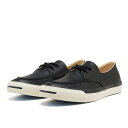 【CONVERSE】 コンバース JP MOCCASIN RH ジャックパーセル モカシン RH 33301130 BLACK