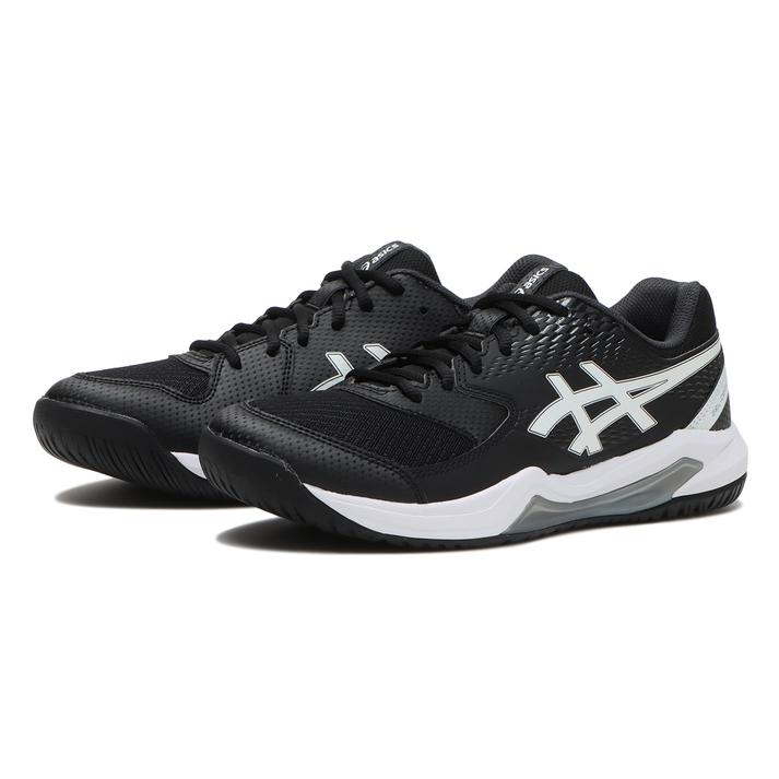 yASICSz AVbNX GEL-DEDICATE 8 QfP[g 8 1041A408.001 BLACK/WHITE