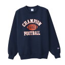 yCHAMPIONz `sI M CREW NECK SWEAT(JbW) N[lbNXEFbg C3-Y005 NAVY