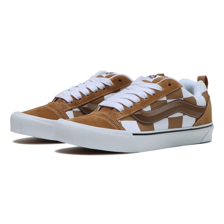 【VANS】 ヴァンズ KNU SKOOL ニュースクール VN000CRPBRO MEGA CHK BROWN