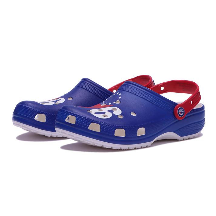 【crocs】 クロックス NBA Philadelphia 76ers Cls Clg NBAフィラデルフィアセブンティシクサーズクラシッククロッグ 208901-100 WHITE