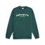 PUMA ס M TEAM CREW FL SWEAT 625207 43MALACHITE