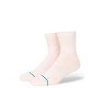 ySTANCE SOCKSz X^X \bNX ICON QUARTER \bNX A356A21IQT#PNK PINK