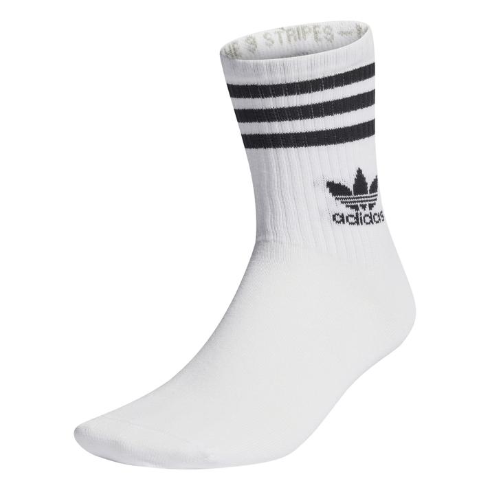 【adidas】 アディダス U MID CUT CREW SOCKS 3Pソックス IJ0733 WHITE