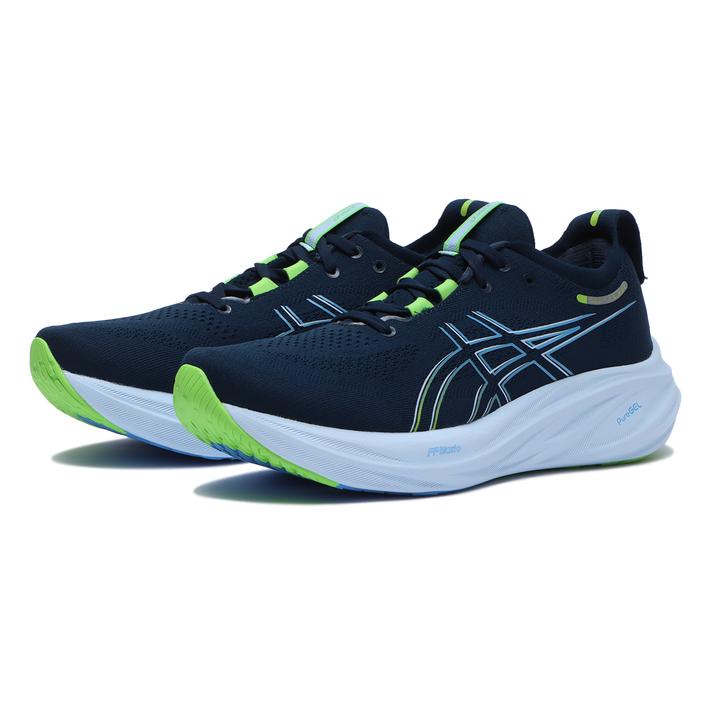 【ASICS】 アシックス GEL-NIMBUS 26 ゲルニンバス 26 1011B794.400 BLUE/LIME