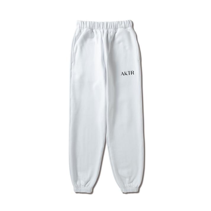 【AKTR】 アクター GLOW SWEAT PANTS ロングパンツ 123-053020 WHITE 1