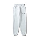 【AKTR】 アクター GLOW SWEAT PANTS ロングパンツ 123-053020 WHITE