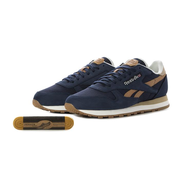 【REEBOK】 リーボック CLASSIC LEATHER クラシックレザー 100200864 VNAVY/OAT/VTAN