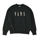 【VANS】 ヴァンズ W Didot Logo SWT スウェットクルー 124R3040700 ABC-MART限定 BLACK