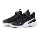 キッズ 【PUMA】 プーマ 17-21 RICKIE RUNNER NU PS リッキー ランナー NU PS 397235 ABC-MART限定 02BLK/WHT